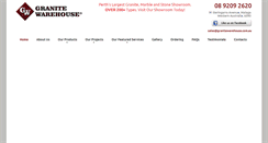 Desktop Screenshot of granitewarehouse.com.au